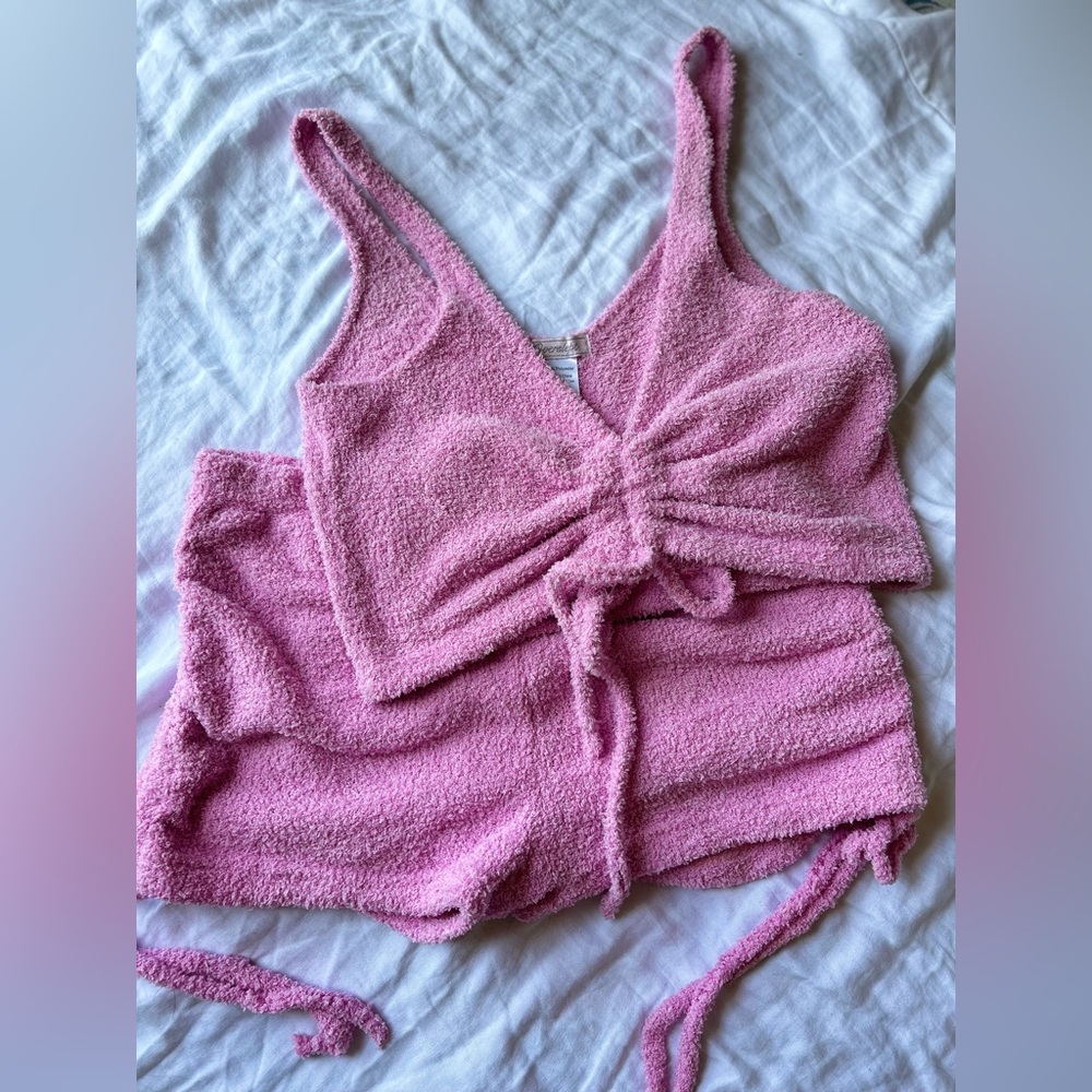 Overslept Pink Matching Lounge Set Size Large